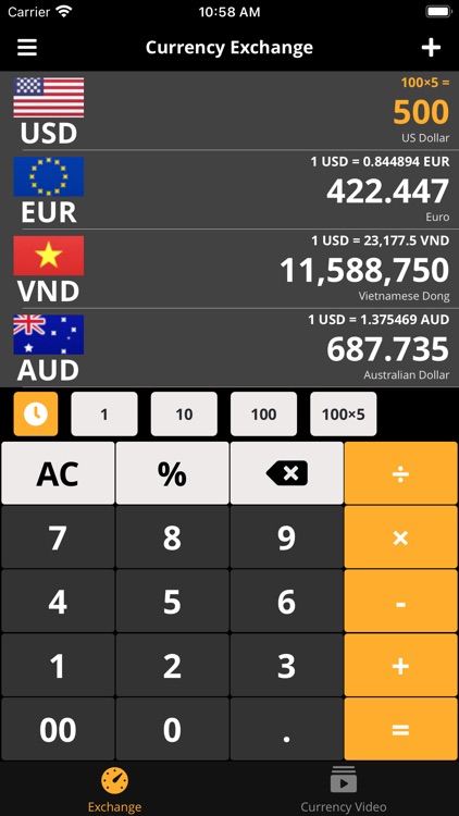 Currency Rate Calculator