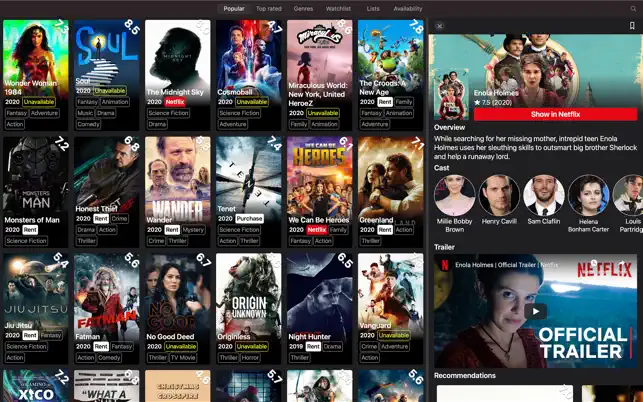 Screenshot 2 Find movies to watch iphone
