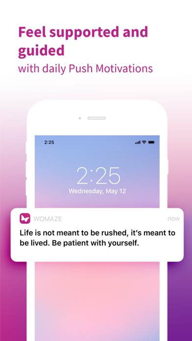 Womaze: Self-Care & Motivation screenshot 3