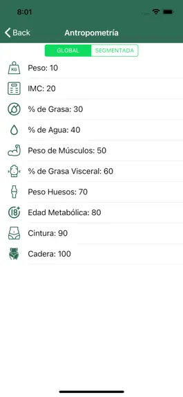 Game screenshot Consultas Nutrición apk