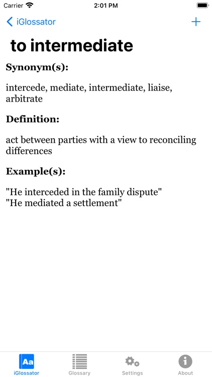Dictionary - iGlossator screenshot-3
