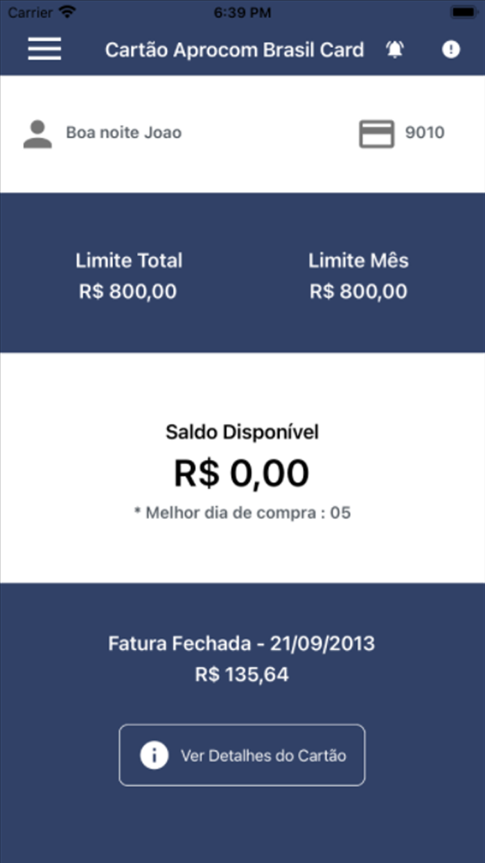 Cartão Aprocom Brasil Card