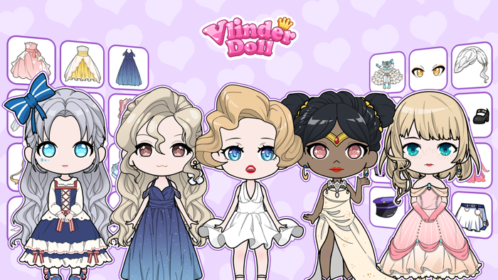 公主的二次元故事 - 穿越美容院美甲小游戏