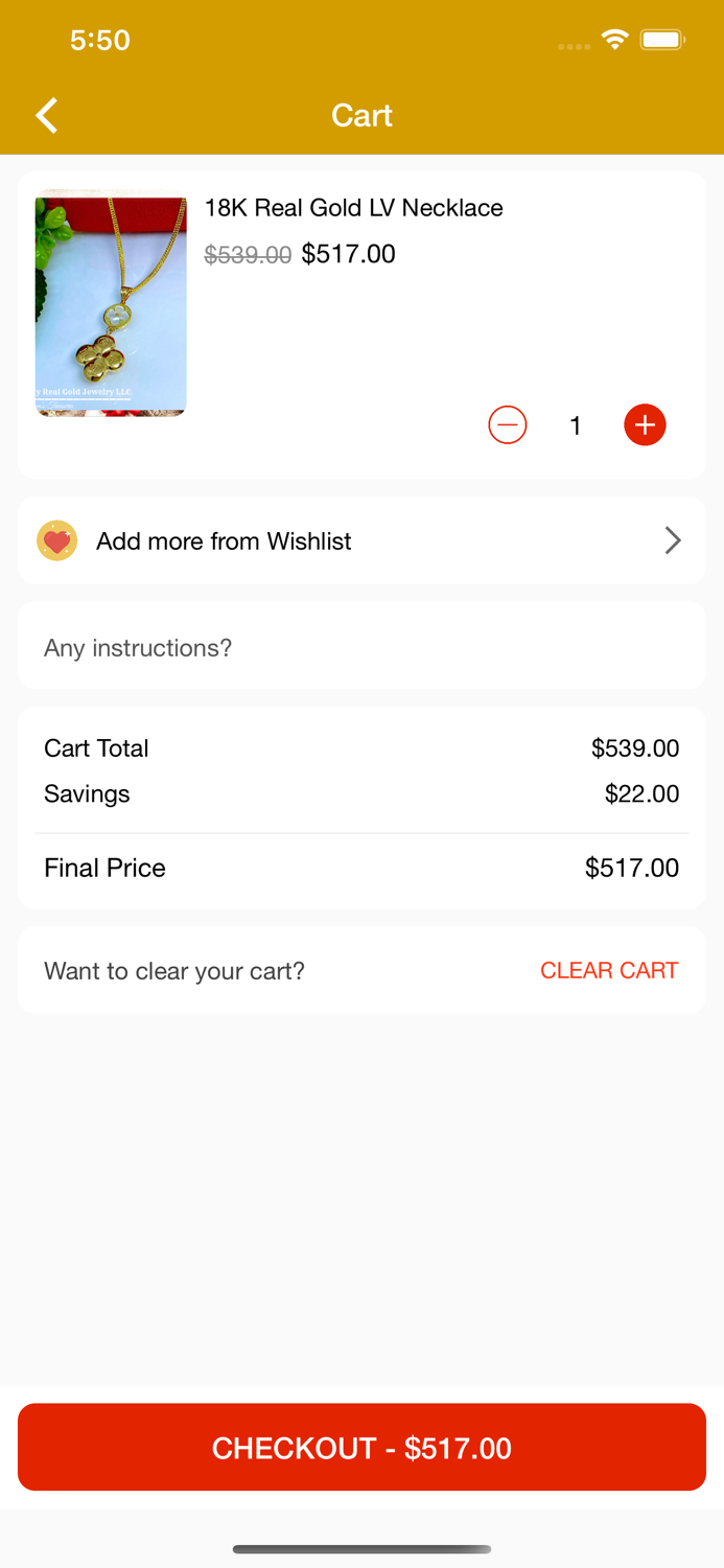 My Real Gold Jewelry LLC