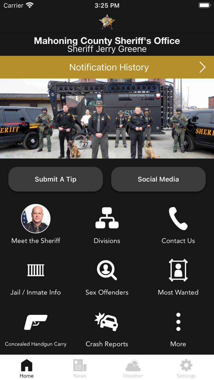 Mahoning County Sheriff Ohio