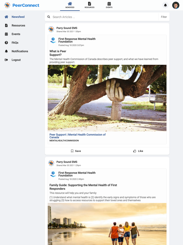 PSD EMSACS PeerConnect