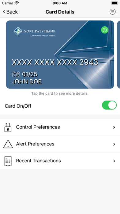 How to cancel & delete Northwest Bank Card Secure from iphone & ipad 1
