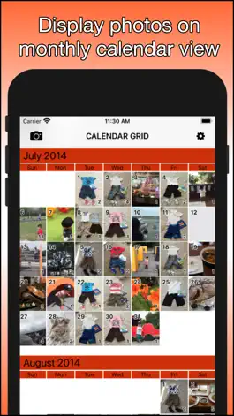 Game screenshot Calendar Grid - Photo viewer mod apk