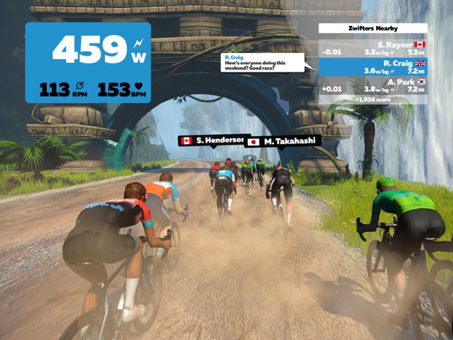 Zwift ランニングとサイクリング のトレーニングアプリ をapp Storeで