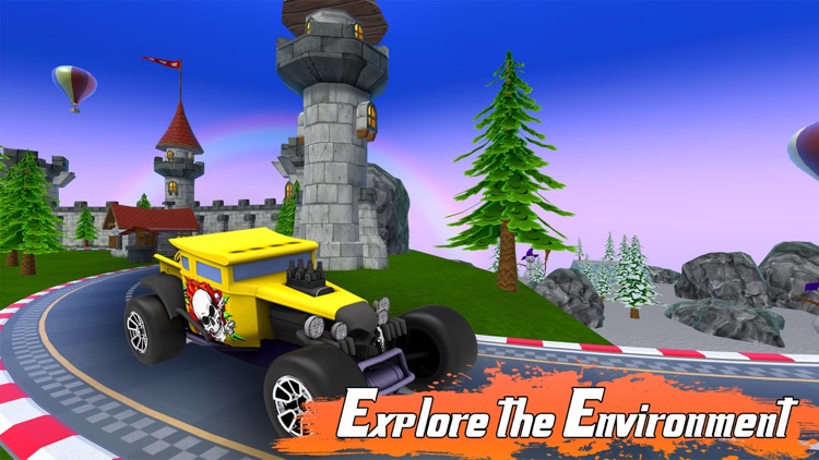 Toon Car Racing 2020 screenshot-3