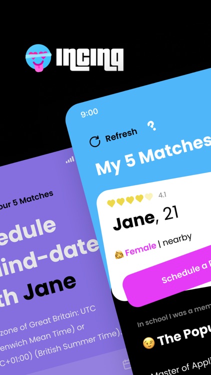 INCINQ - The Blind Dating App by INCINQ Labs