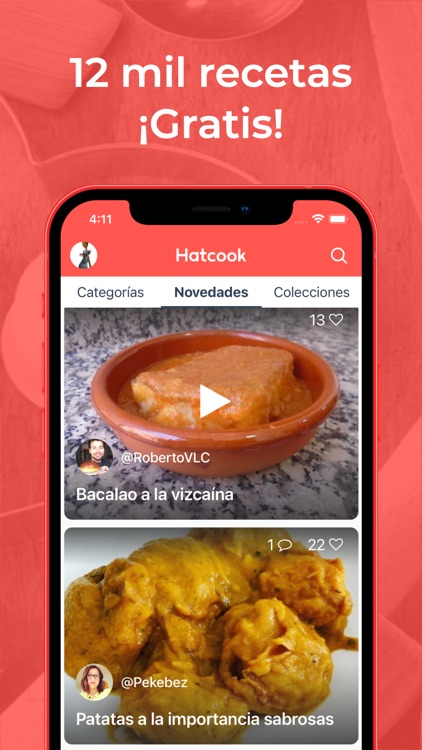 Hatcook Recetas de Cocina screenshot-0