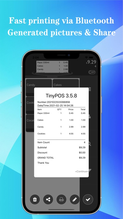 Tiny POS:Receipts Quick Maker
