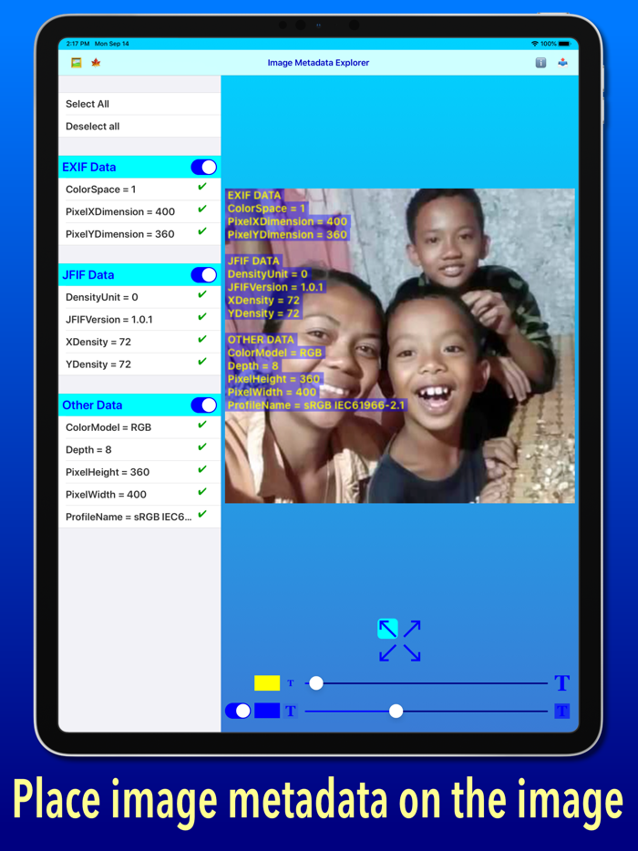 Image Metadata Explorer