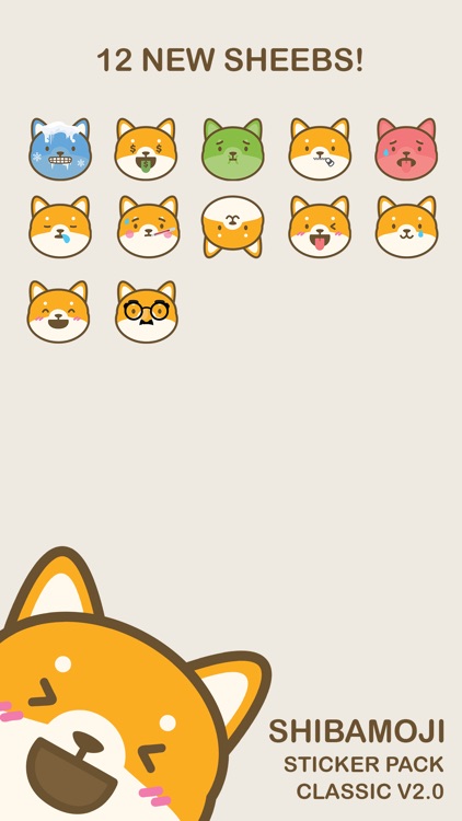 Shibamoji Sticker Pack Classic