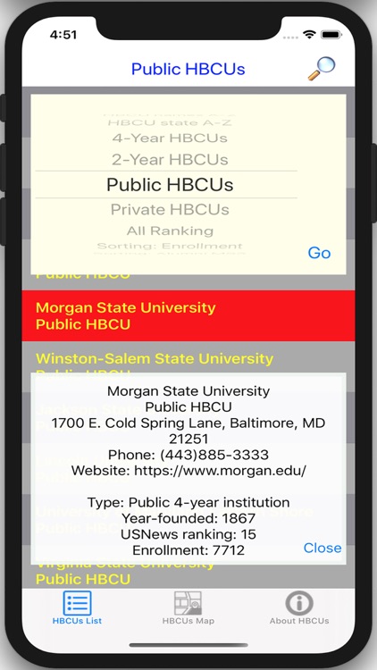 HBCUs Info screenshot-3