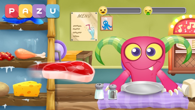 Cooking games for kids Monster