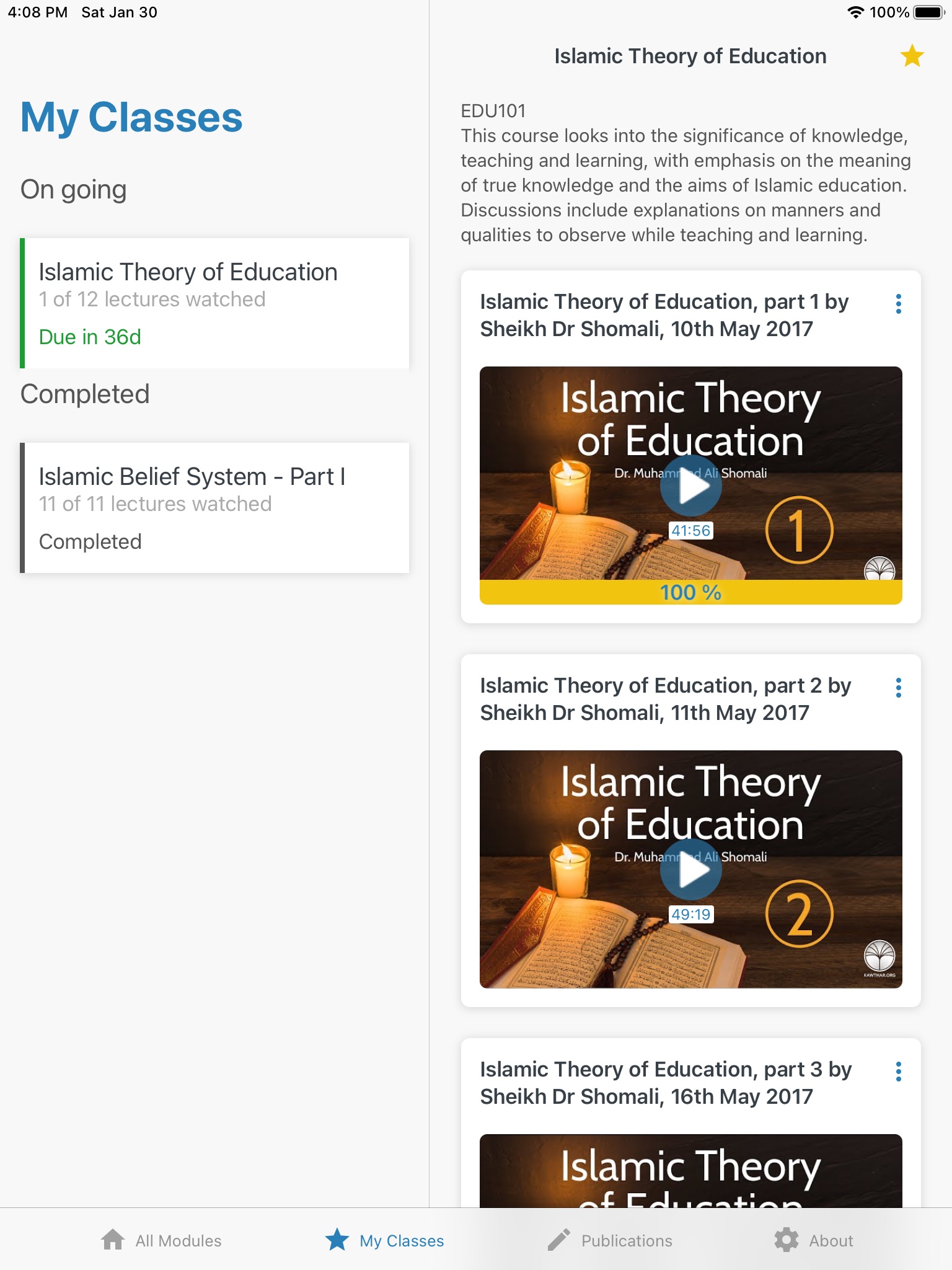 Risalat Learning screenshot 4