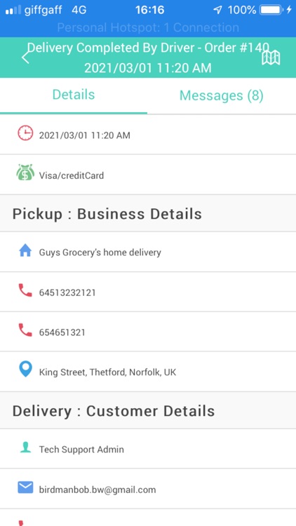 deliverWOW Delivery App