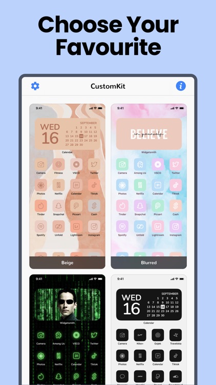 CustomKit: Icons & Backgrounds screenshot-3