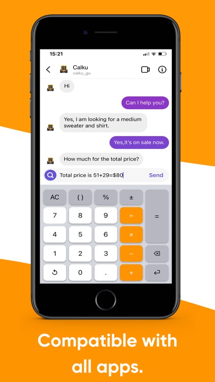 Calculator Keyboard - Calku screenshot-3