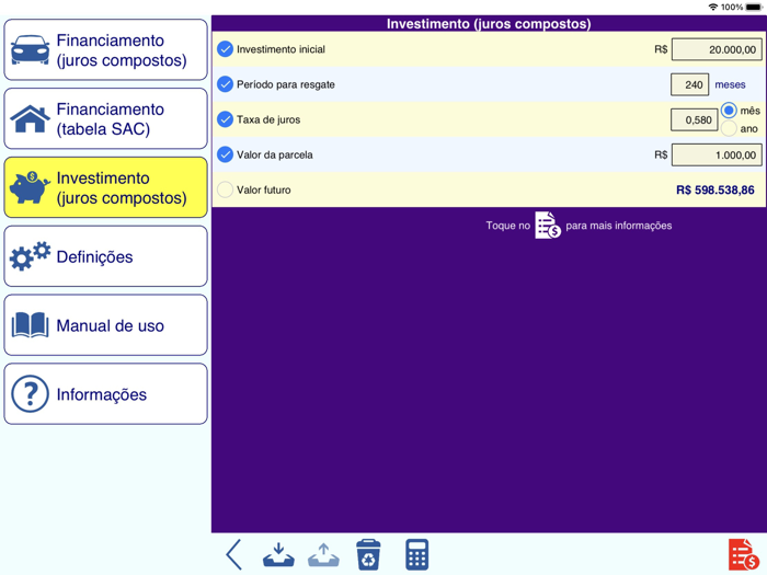 Juros compostos e SAC