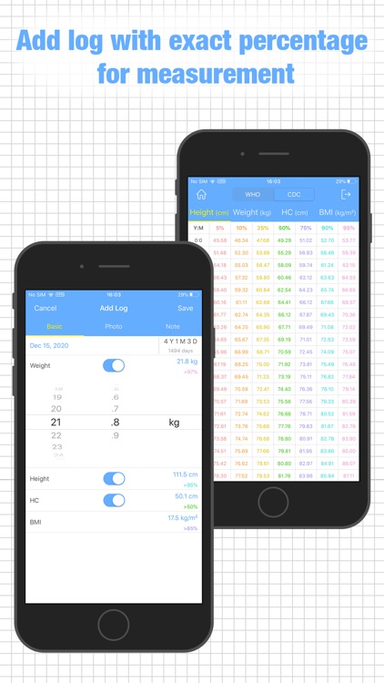 iBaby Growth Charts