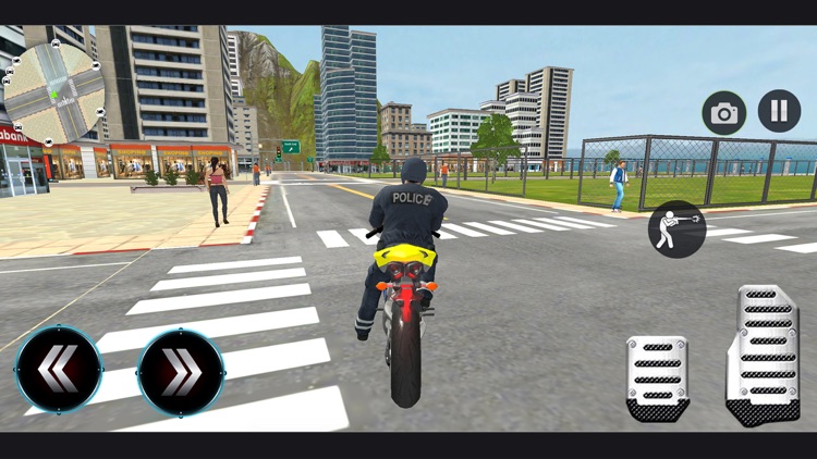 Police Bike - Gangster Chase screenshot-3