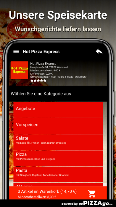 Hot Pizza Express Wannweil screenshot 4
