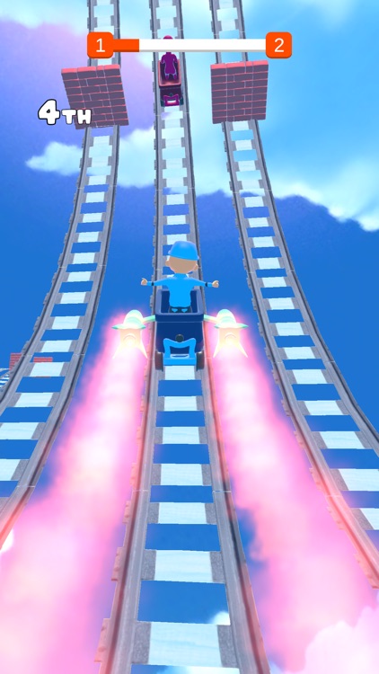 Roller Coaster Race screenshot-5