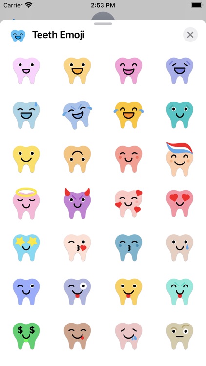 Teeth Emoji screenshot-3