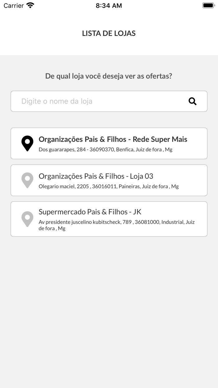 Pais e Filhos Supermercados