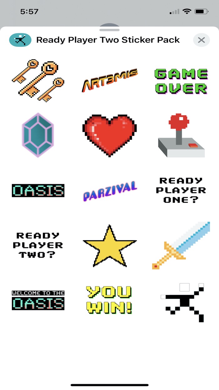 Ready Player Two Sticker Pack
