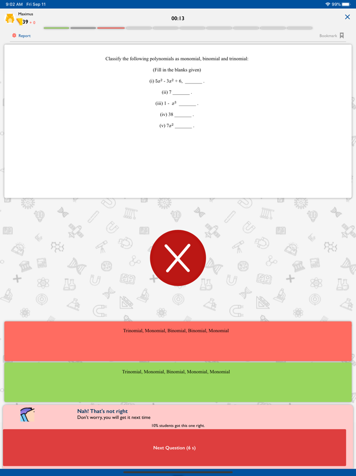 Quiznext- Daily Practice app