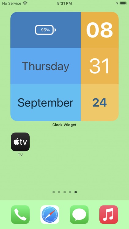 Clock Widget - Funky Colors screenshot-9