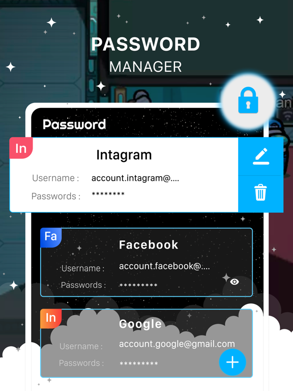 iPad Image of Among Lock Screen - App Lock