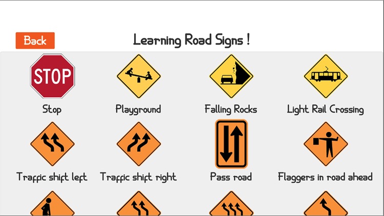 Road Sign Education Game