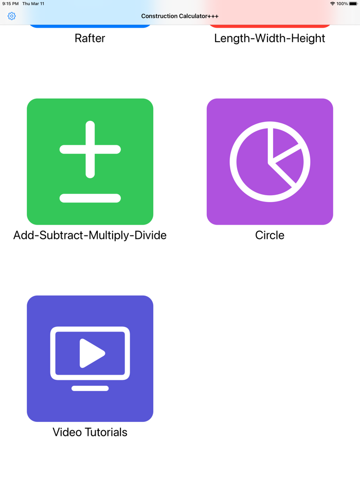 Construction Calculator