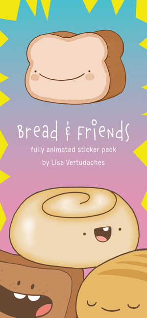 Bread and Friends stickers