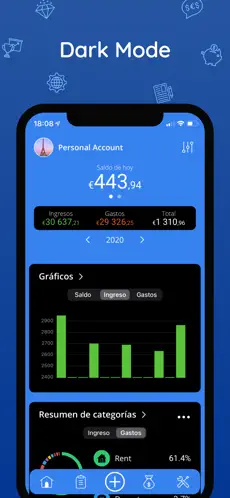 Screenshot 4 Moneyboard: Presupuesto Ahorro iphone