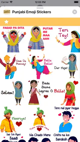 Game screenshot Punjabi Emoji Stickers mod apk