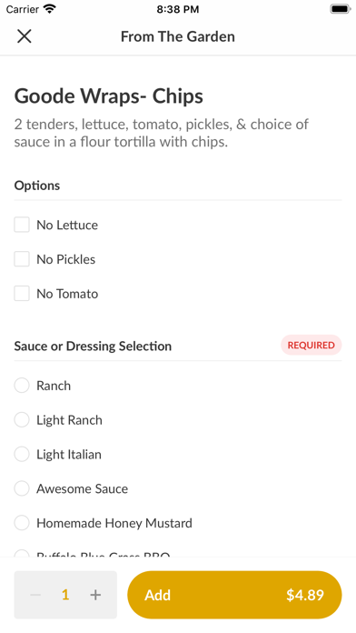 How to cancel & delete F&N Goode Chick'n Tenders from iphone & ipad 4