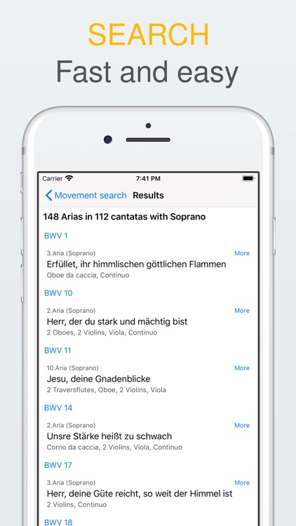 Cantatas screenshot-8