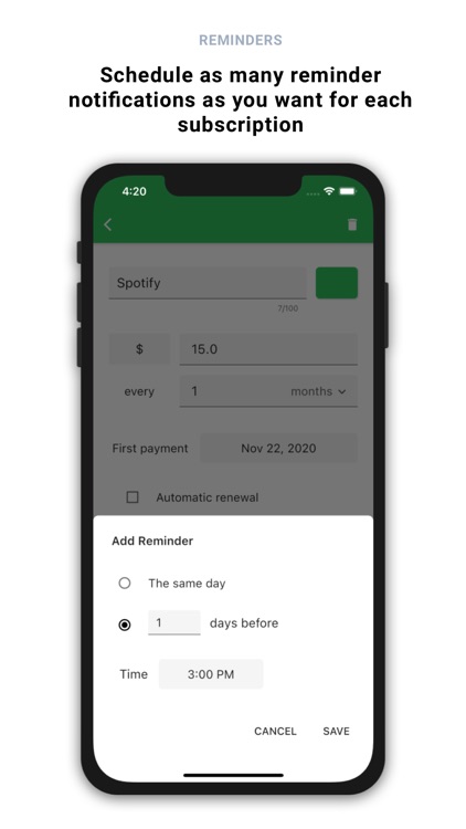 Billey - Subscriptions Tracker