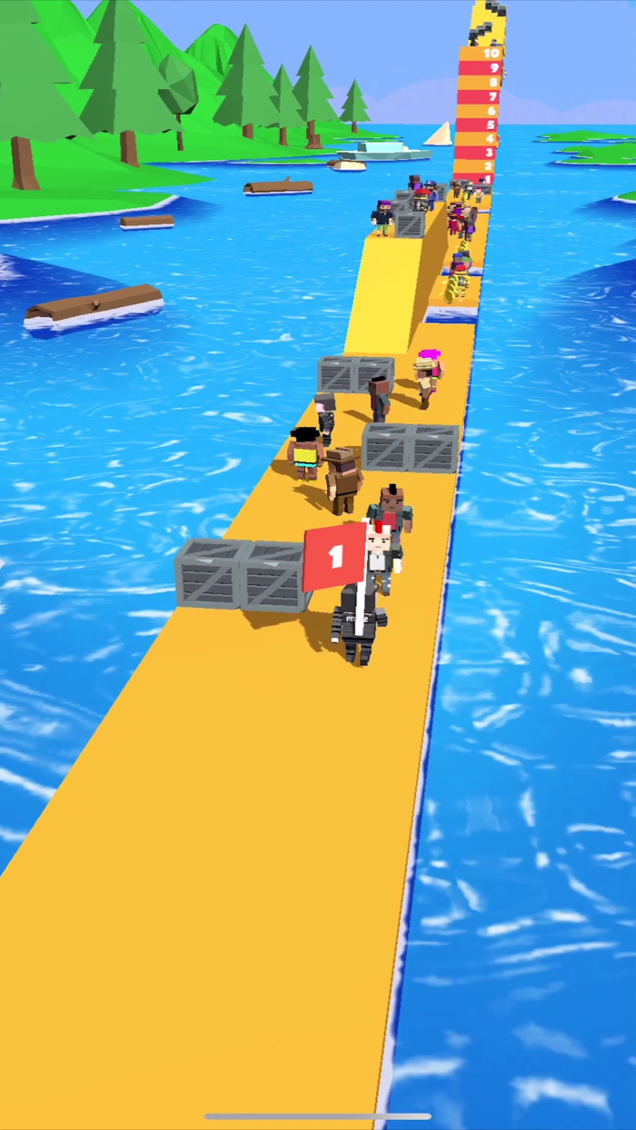 Running Man - Crowd run