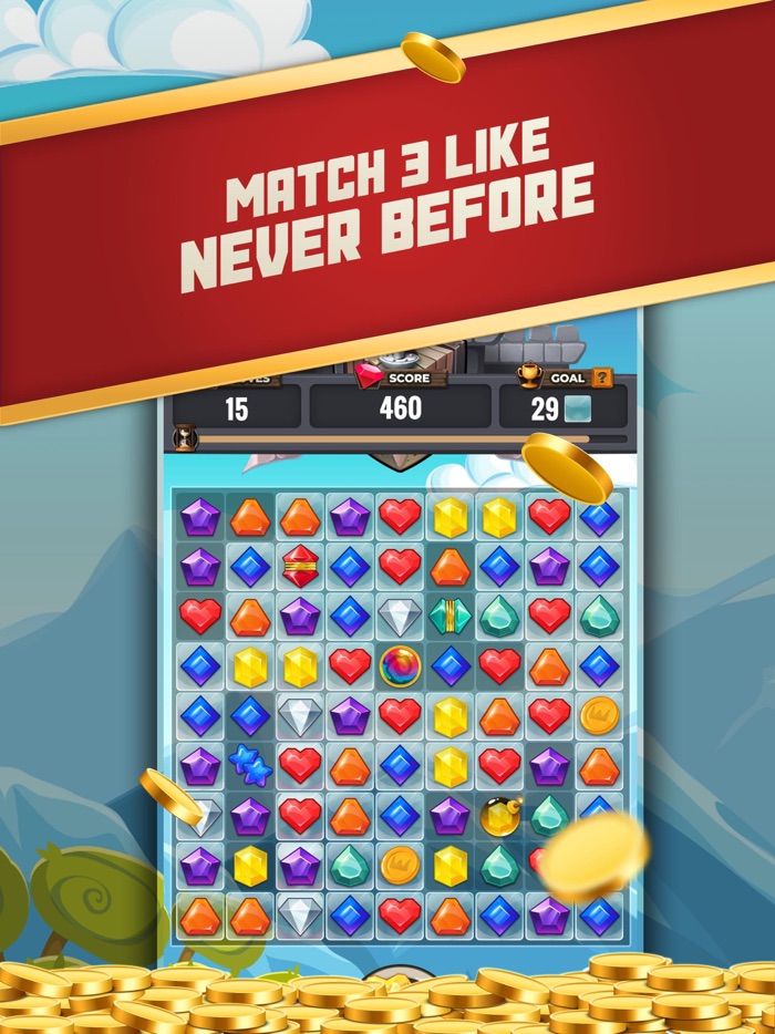 Crown Jewels - Match 3 Game