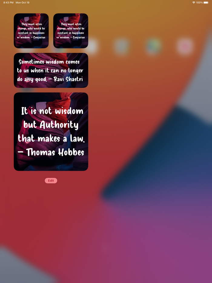 Motivation Widget Daily Quote