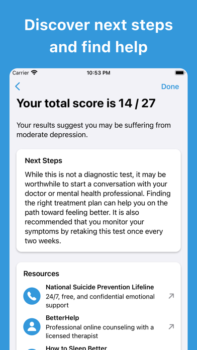 Depression Test⁺ screenshot 3