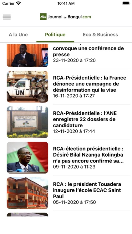 Journal de Bangui screenshot-5