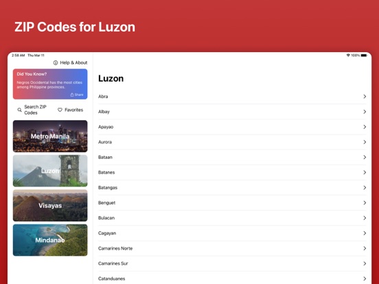 Screenshot #5 pour ZIP Code PH